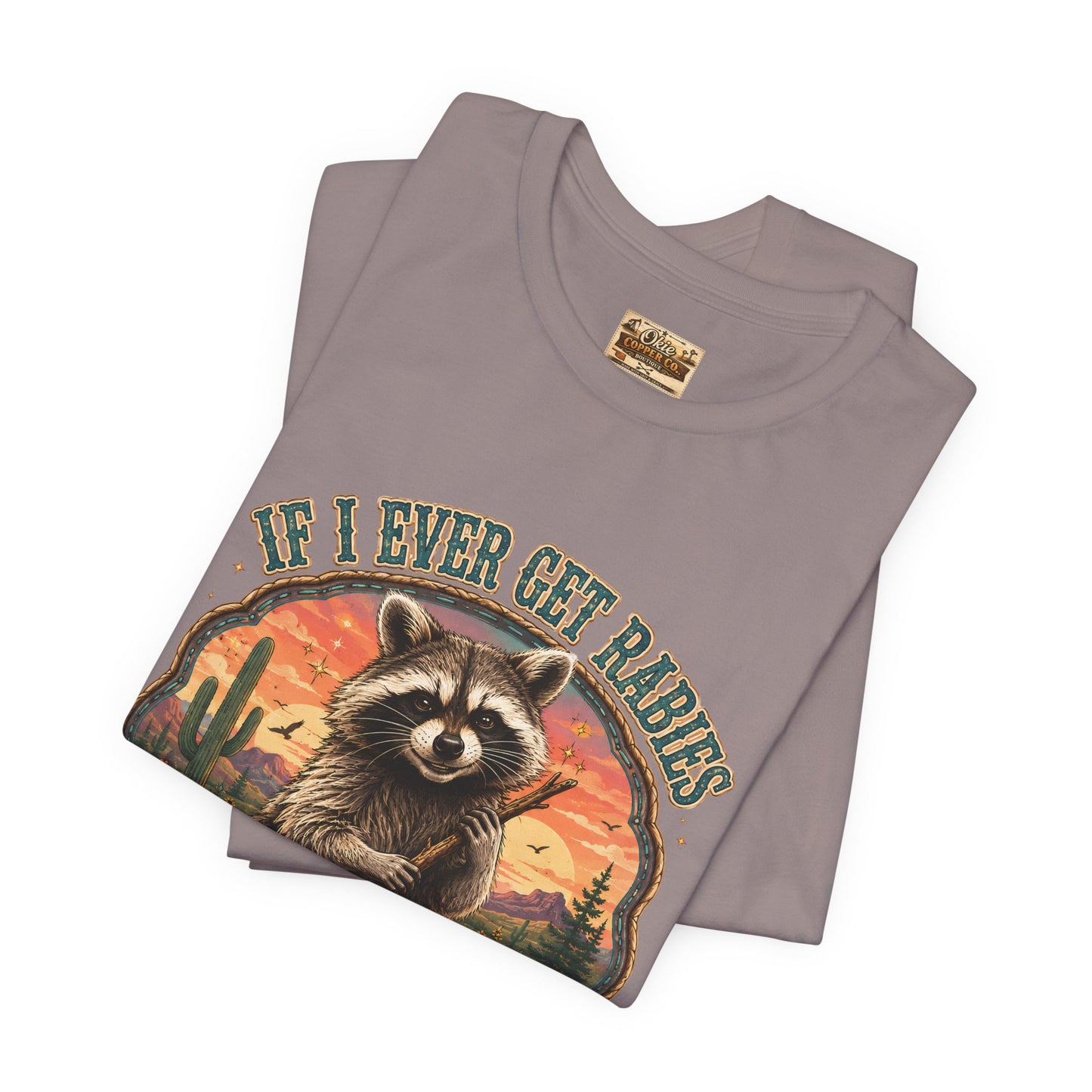If I Ever Get Rabies You’re High On My Bitin’ List Raccoon Graphic Tee
