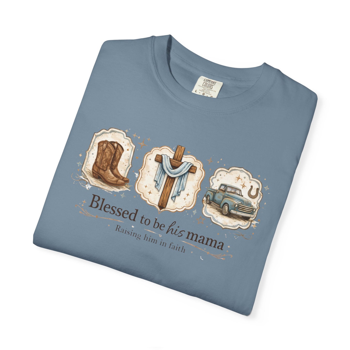 Blessed to Be His Mama T-Shirt — Christian Mama Faith Tee