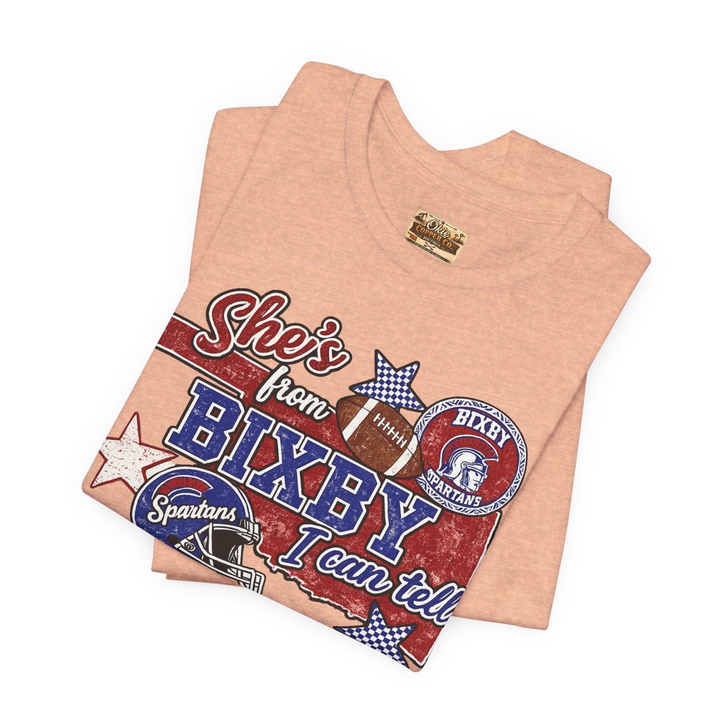 Bixby Football Tee — "She’s from Bixby I can tell" Vintage Team Shirt