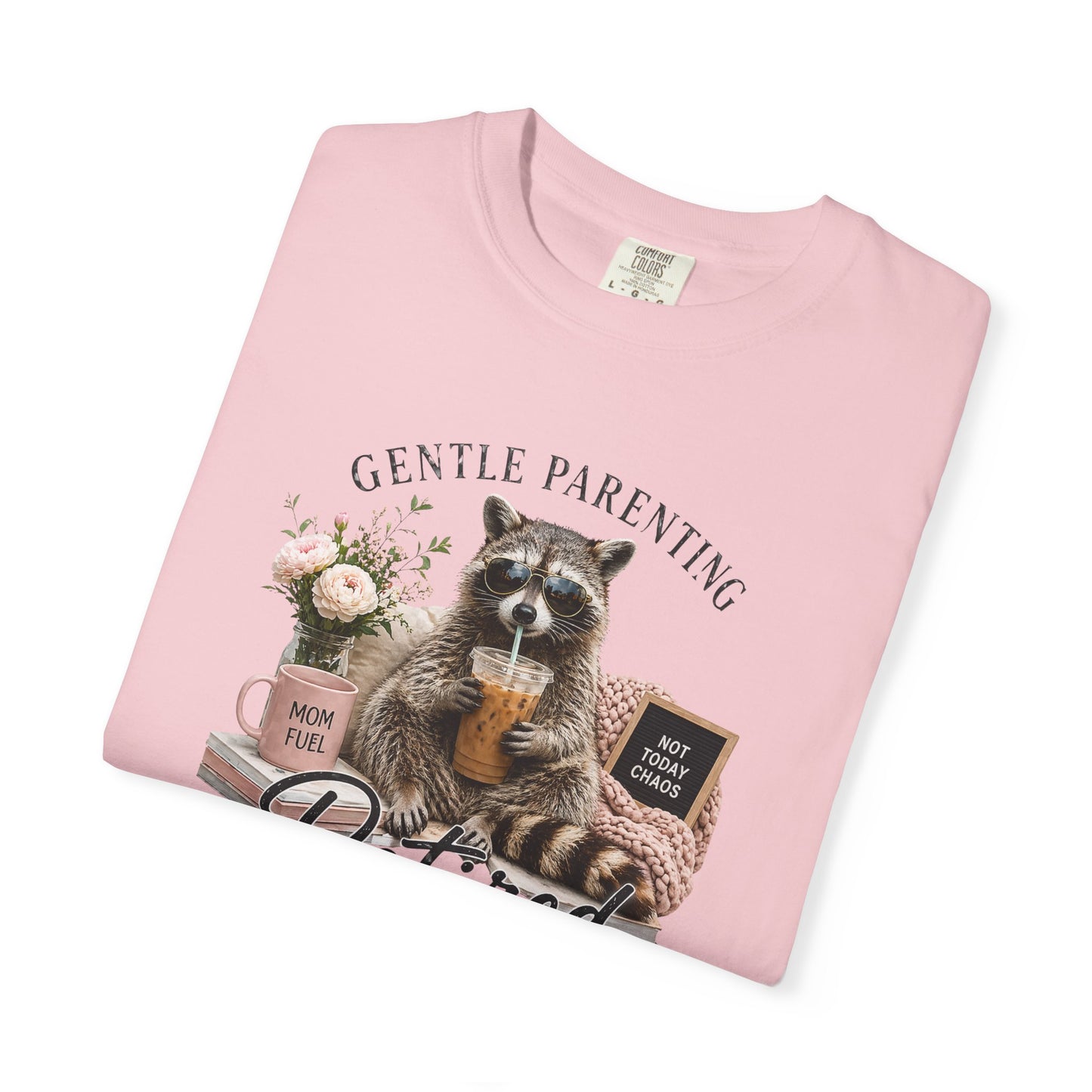 Retired Gentle Parenting Raccoon T-Shirt