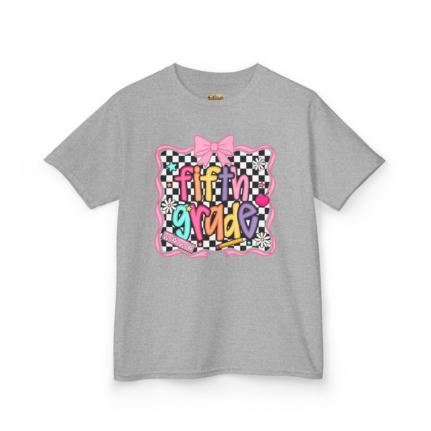 Fifth Grade Kids T‑Shirt — Colorful Back‑to‑School Design