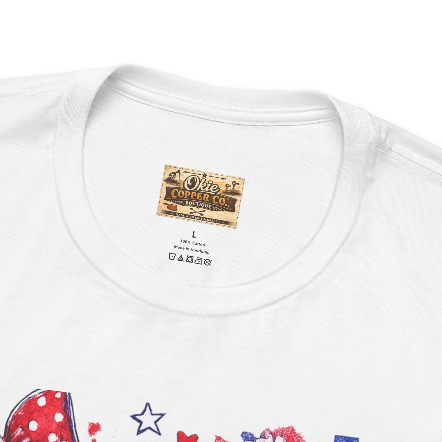 Spartans Pride Graphic Tee — Red, White & Blue School Spirit T-Shirt
