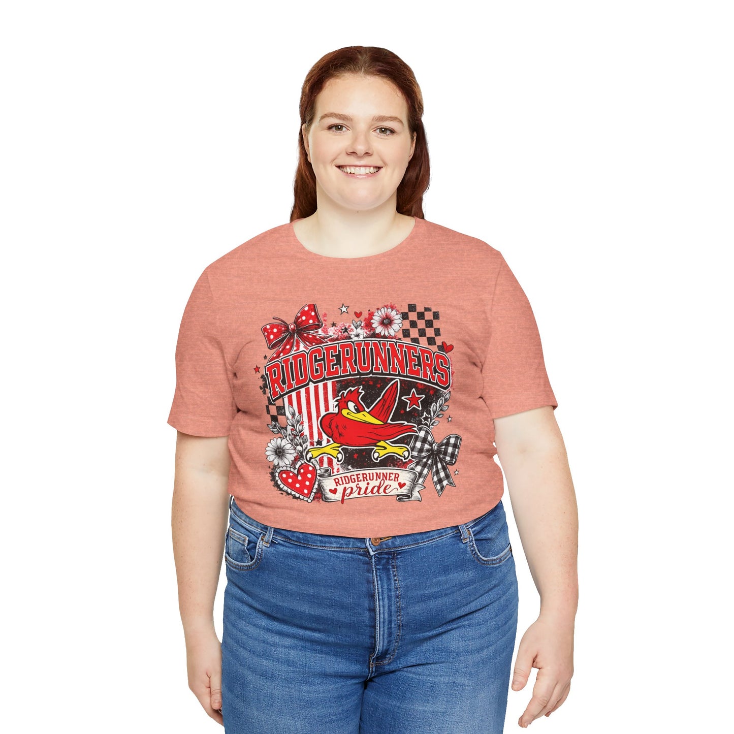 Ridgerunners Pride T-Shirt — School Mascot Red & Black Graphic Tee