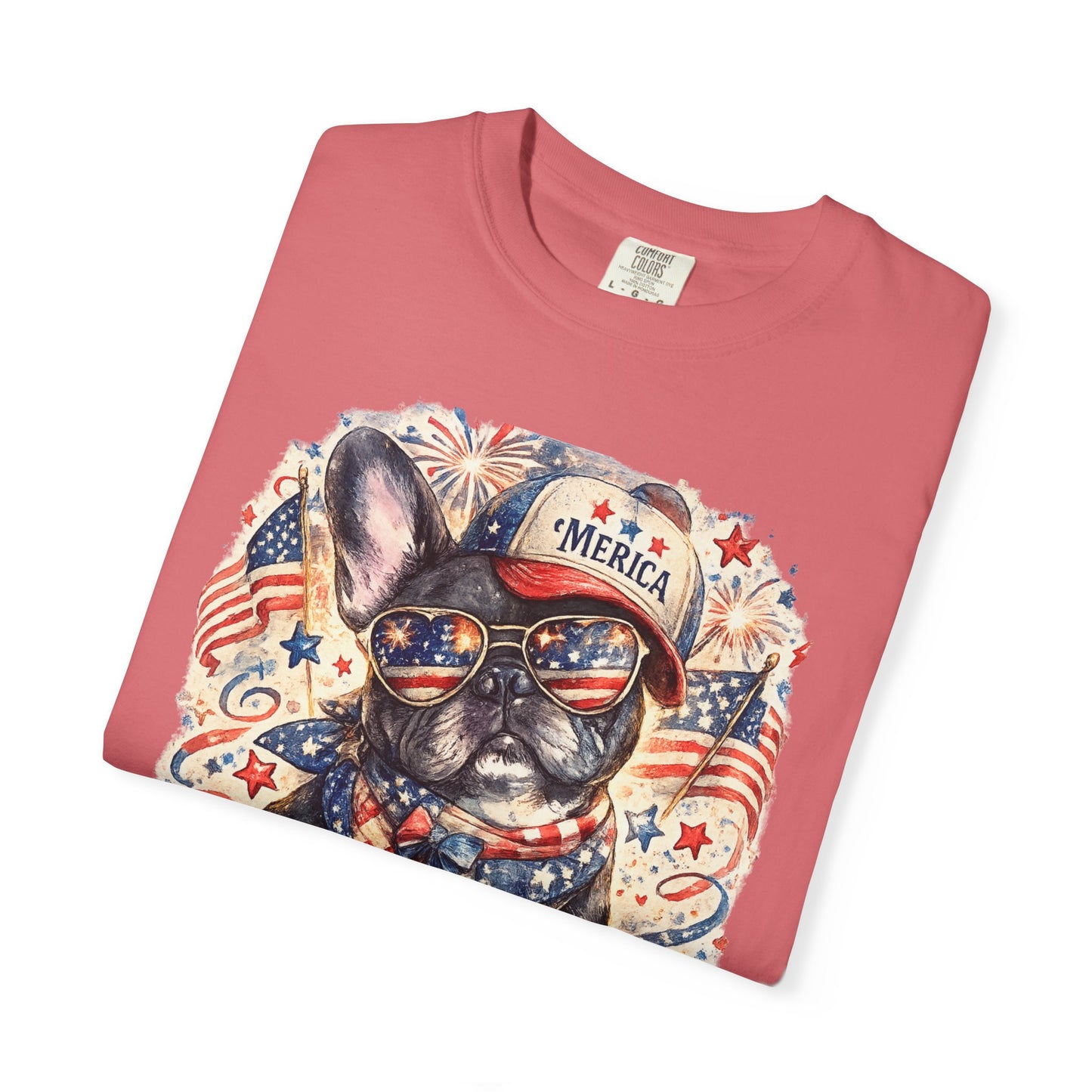 'Merica Patriotic French Bulldog T-Shirt