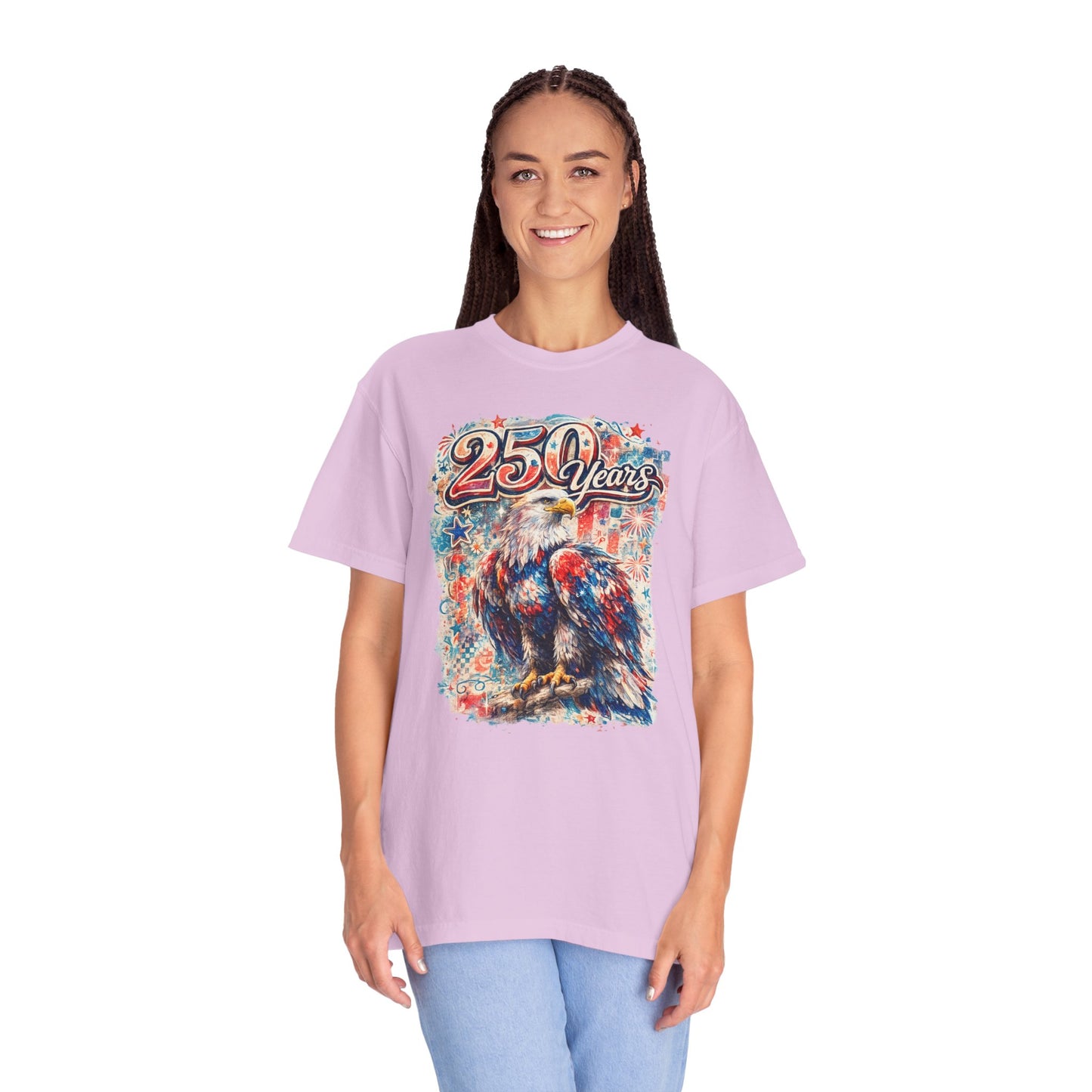 250 Years Eagle T-Shirt — Patriotic Anniversary Graphic Tee
