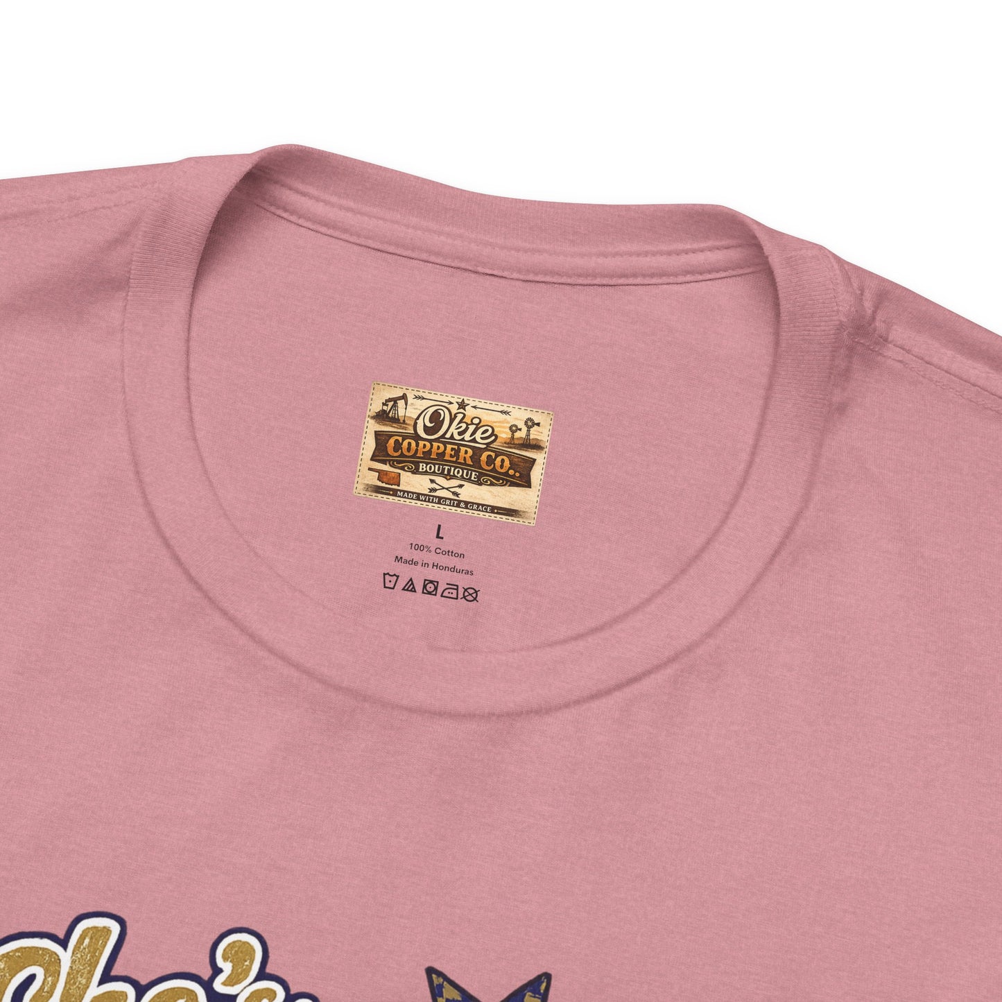 Oologah Team Tee — "Stay from Oologah Teamster" Vintage Football Graphic T-Shirt