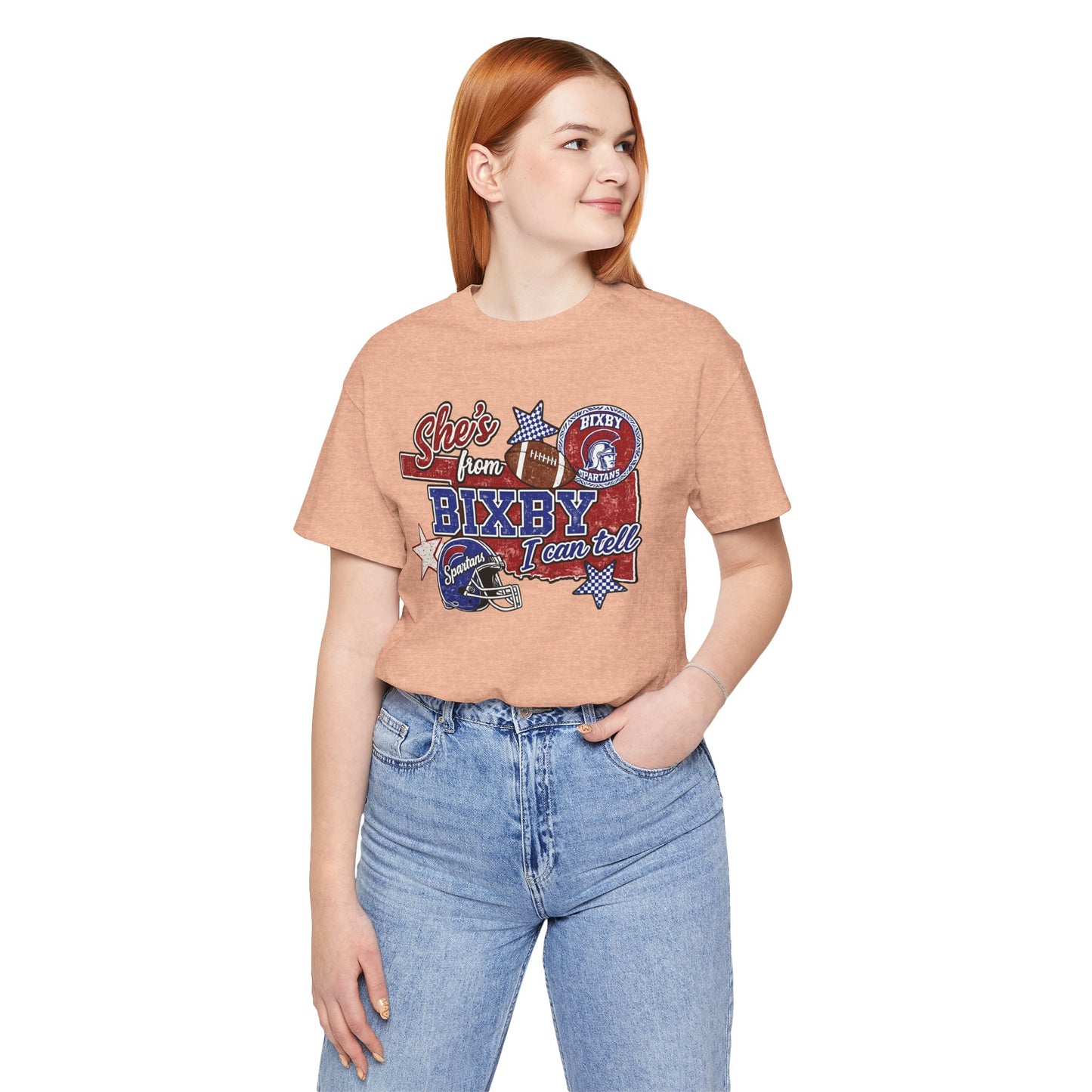 Bixby Football Tee — "She’s from Bixby I can tell" Vintage Team Shirt