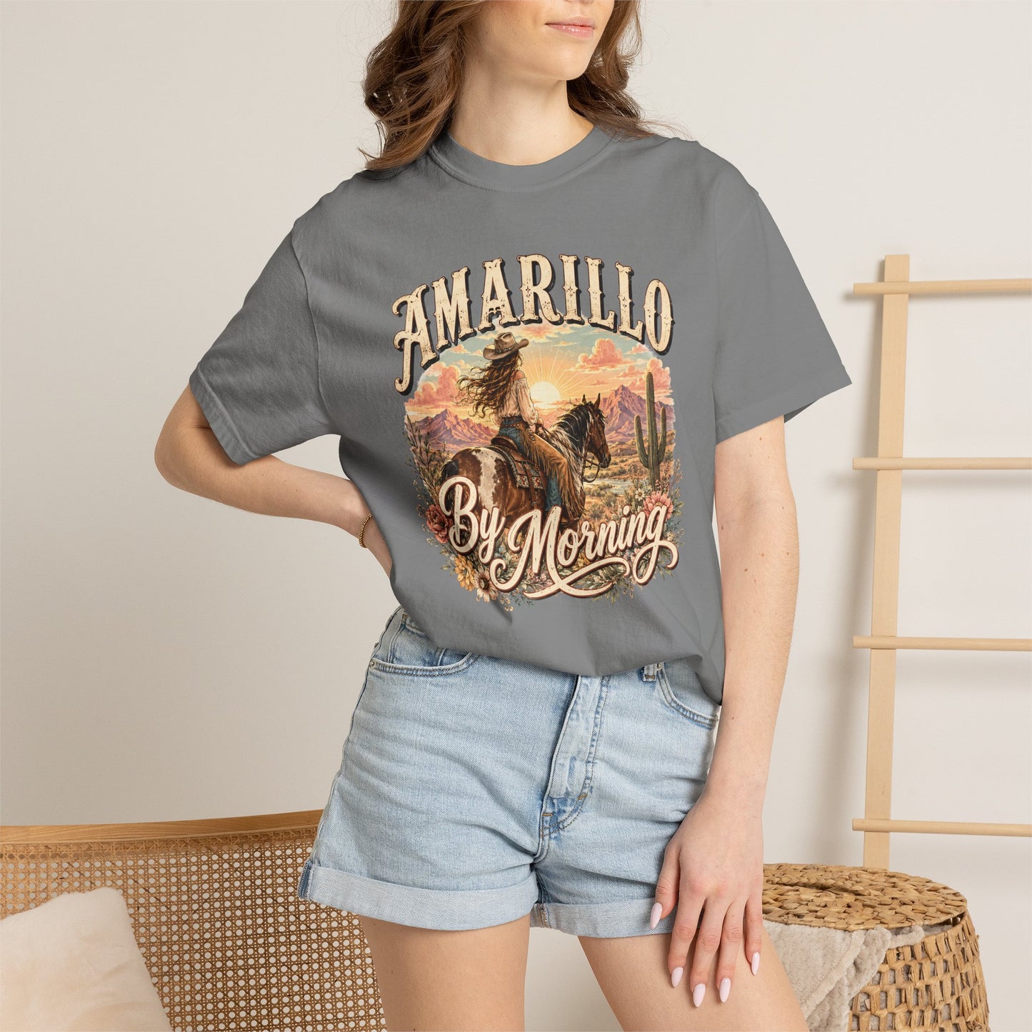 Amarillo By Morning Cowboy T-Shirt — Western Rodeo Graphic Tee