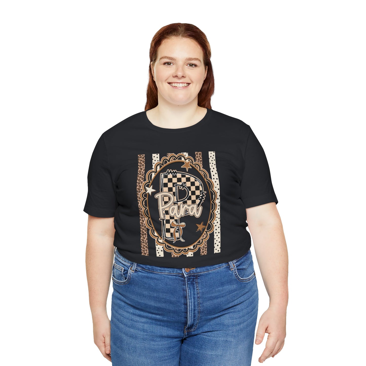 Retro Checkerboard Graphic Tee — Father’s Day Vintage Plaid Dad Shirt
