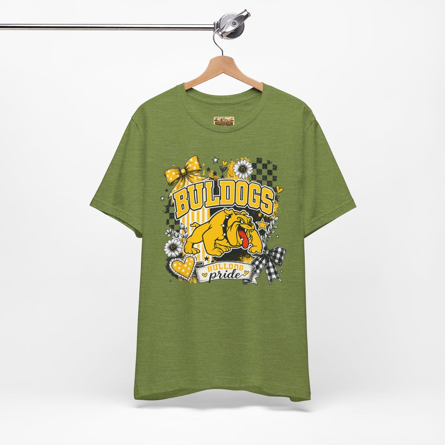 Bulldogs Pride T-Shirt – Yellow Mascot Graphic Tee