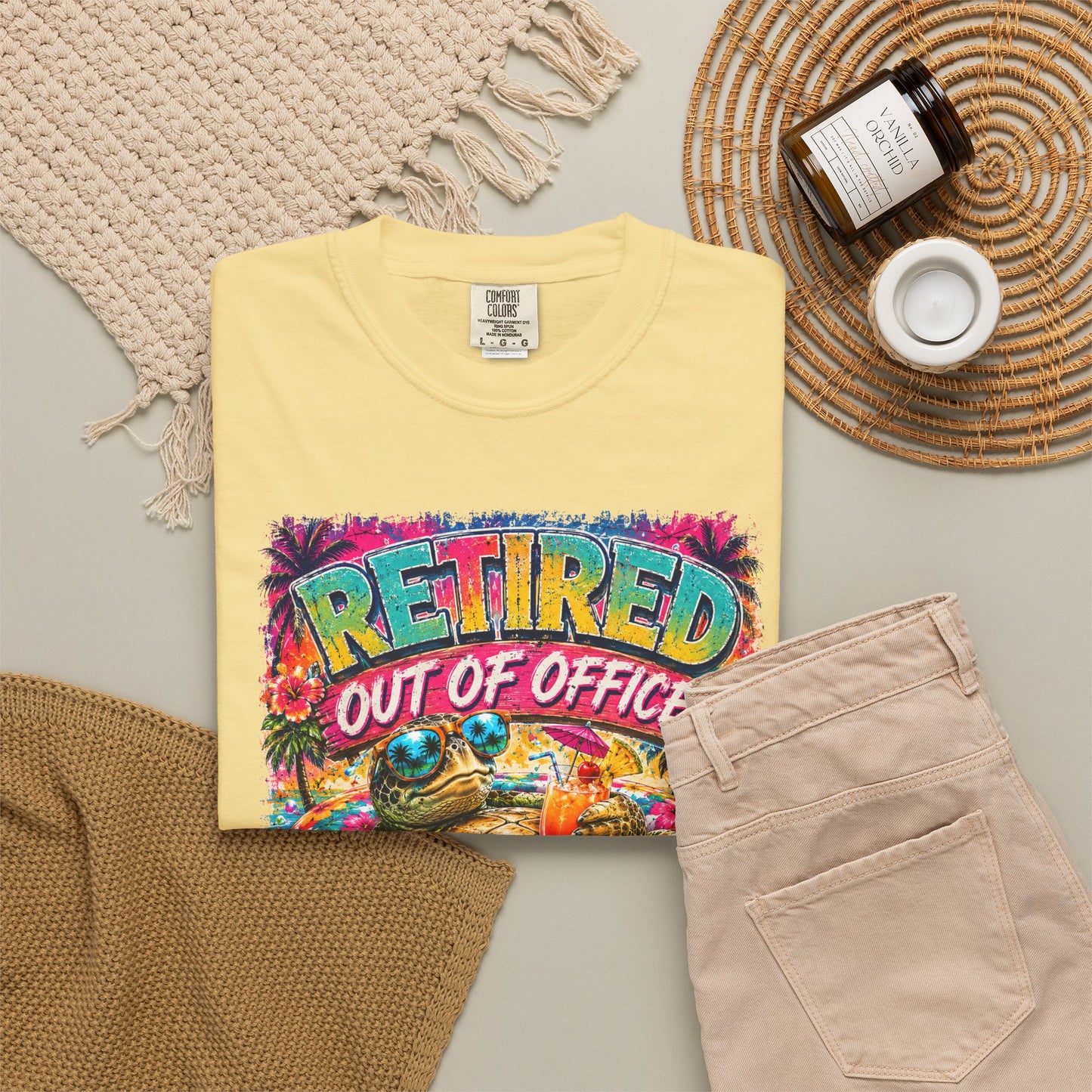 Retired Out of Office For Good T-Shirt — Funny Retirement Turtle Tee