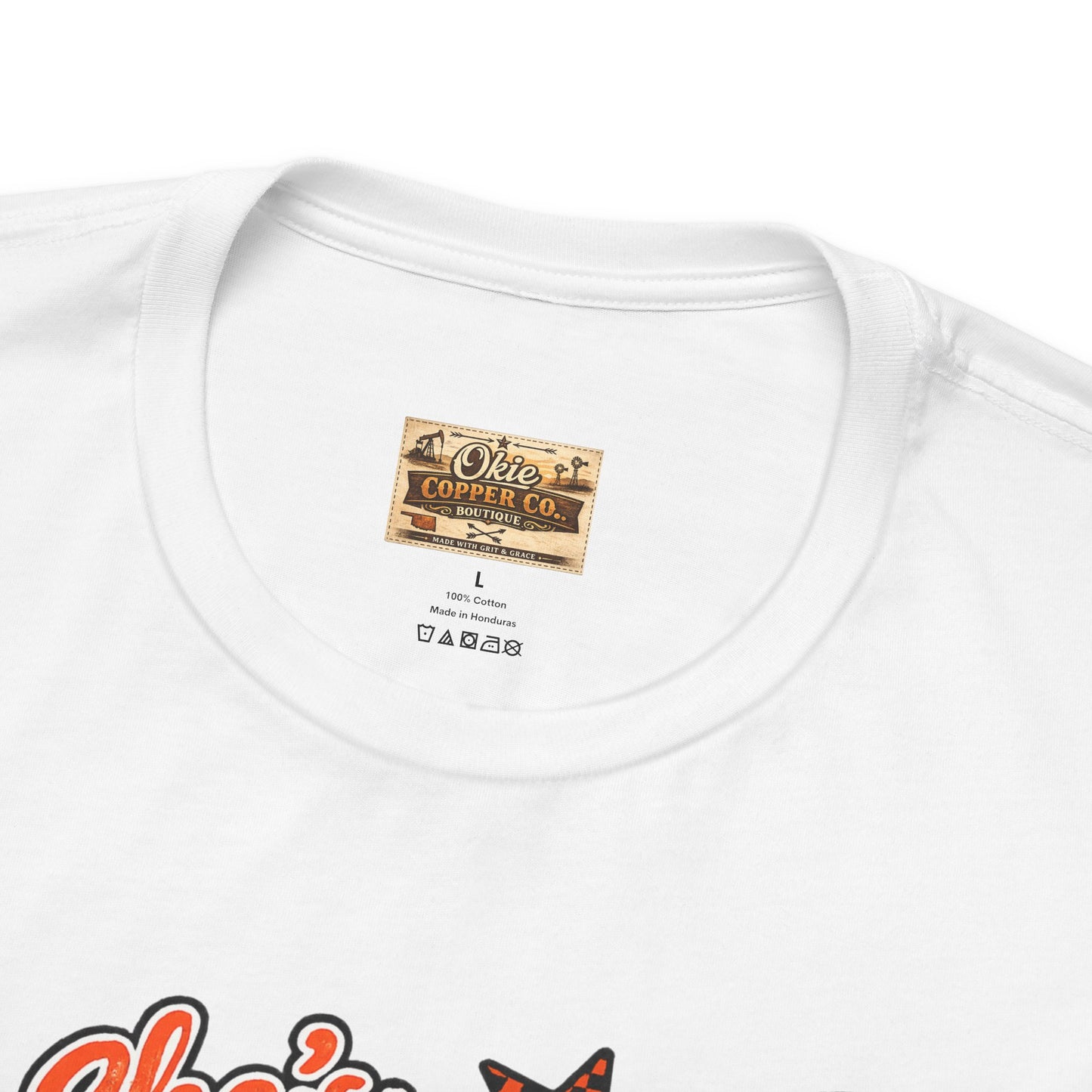 Afton Football Town Retro Graphic Tee — "Shes from Afton I can too"