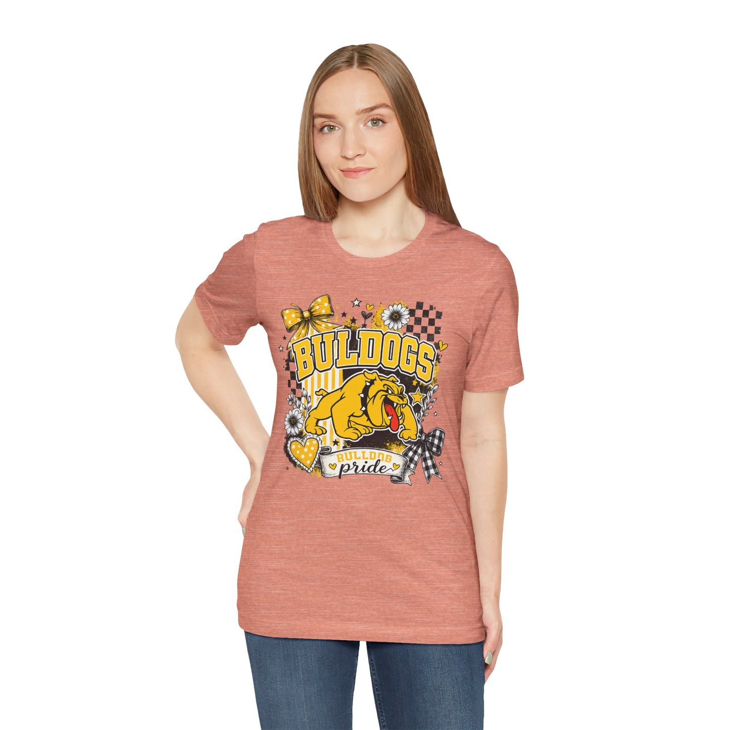 Bulldogs Pride T-Shirt – Yellow Mascot Graphic Tee