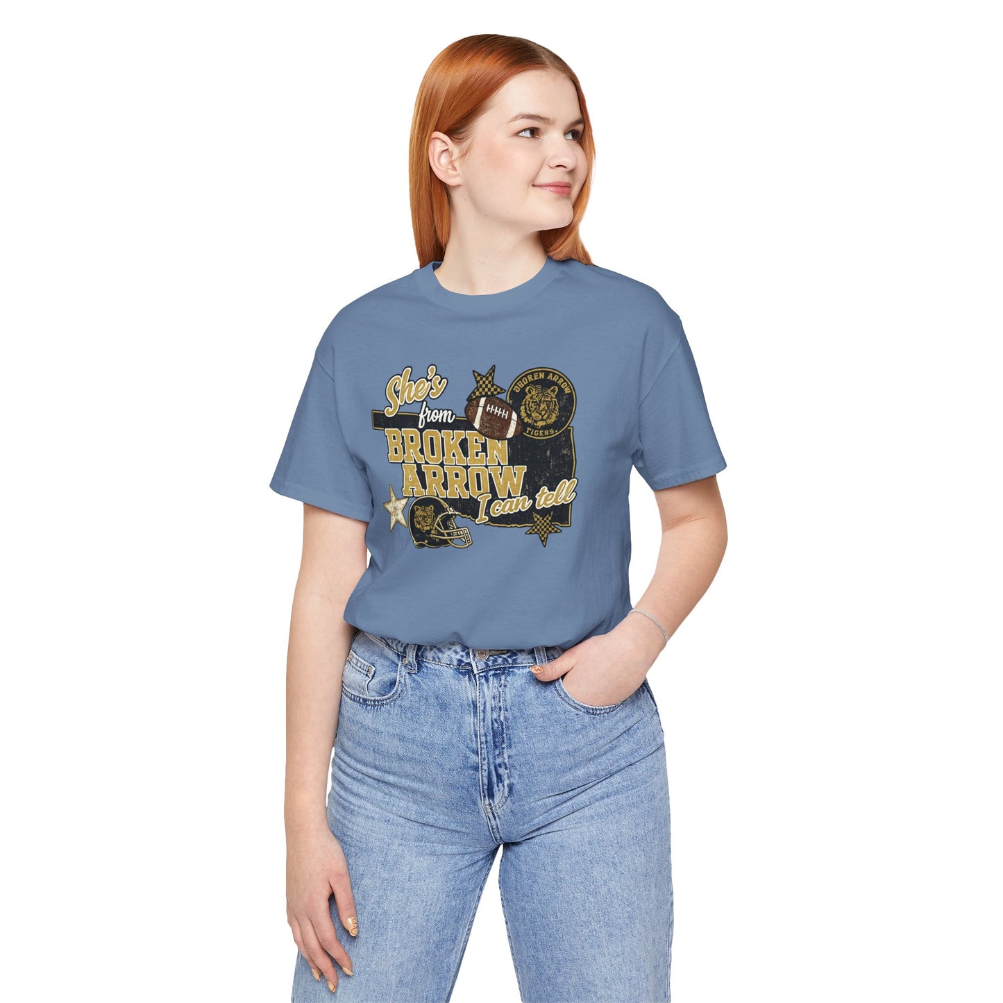 Broken Arrow Oklahoma Retro Graphic Tee — "Stars From Broken Arrow" Vintage Style T‑Shirt