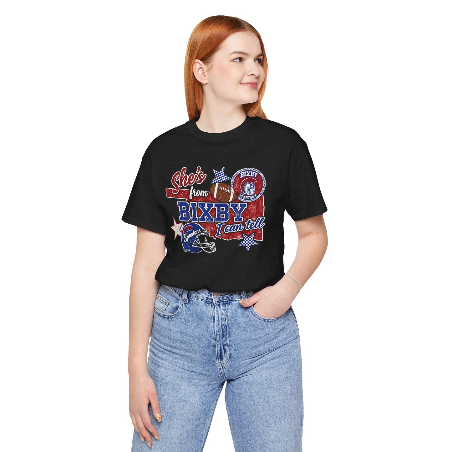 Bixby Football Tee — "She’s from Bixby I can tell" Vintage Team Shirt