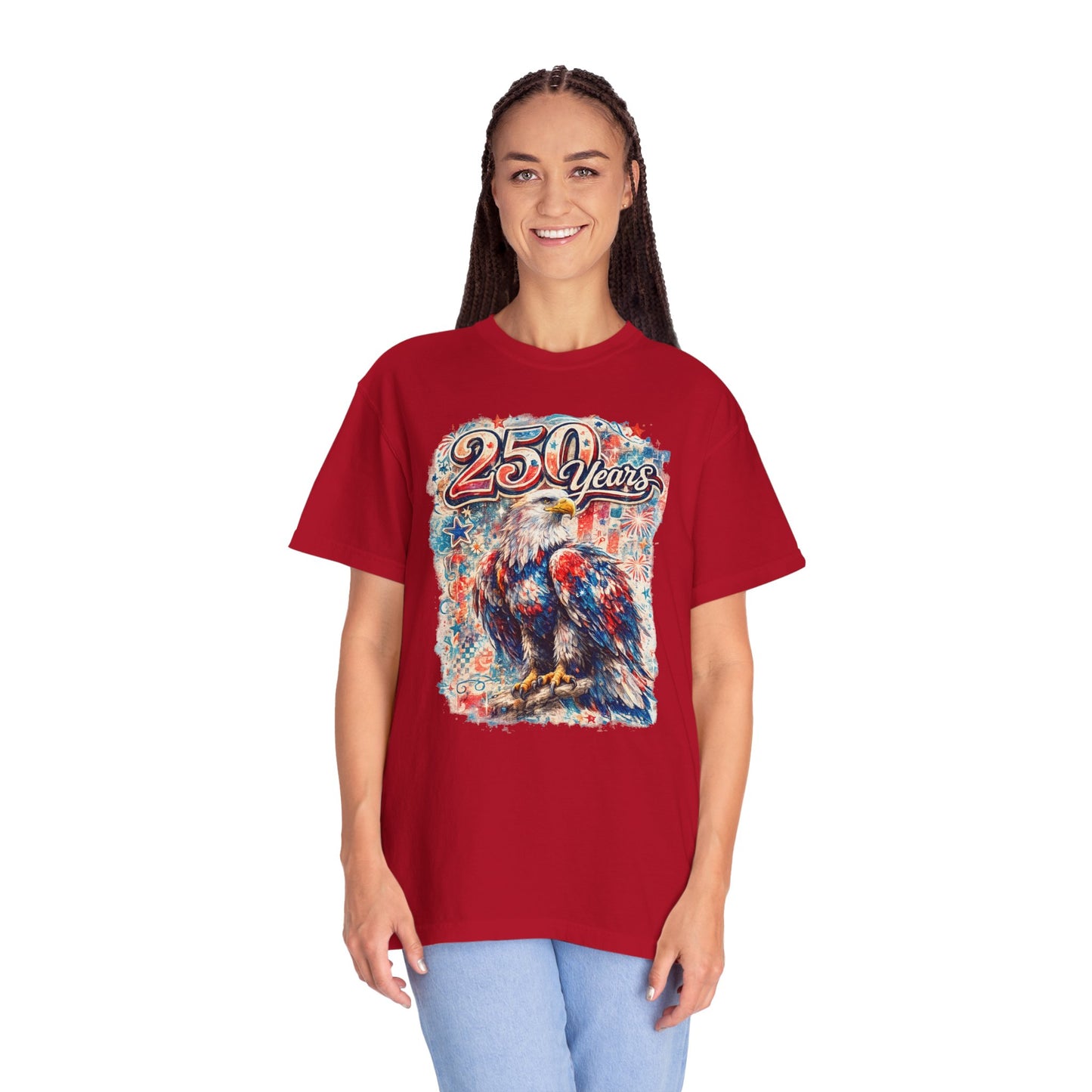 250 Years Eagle T-Shirt — Patriotic Anniversary Graphic Tee
