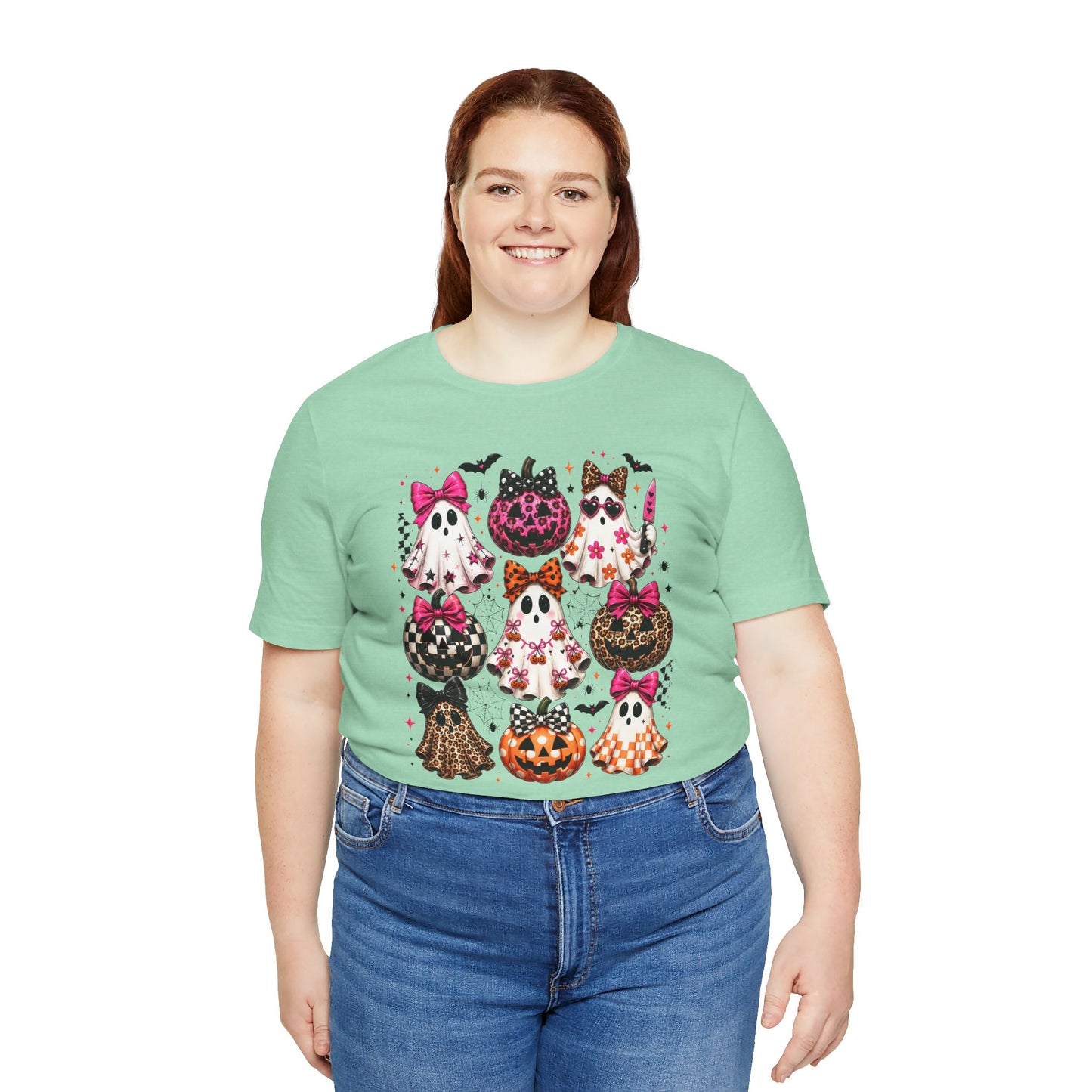 Halloween Kitty Pumpkins Tee