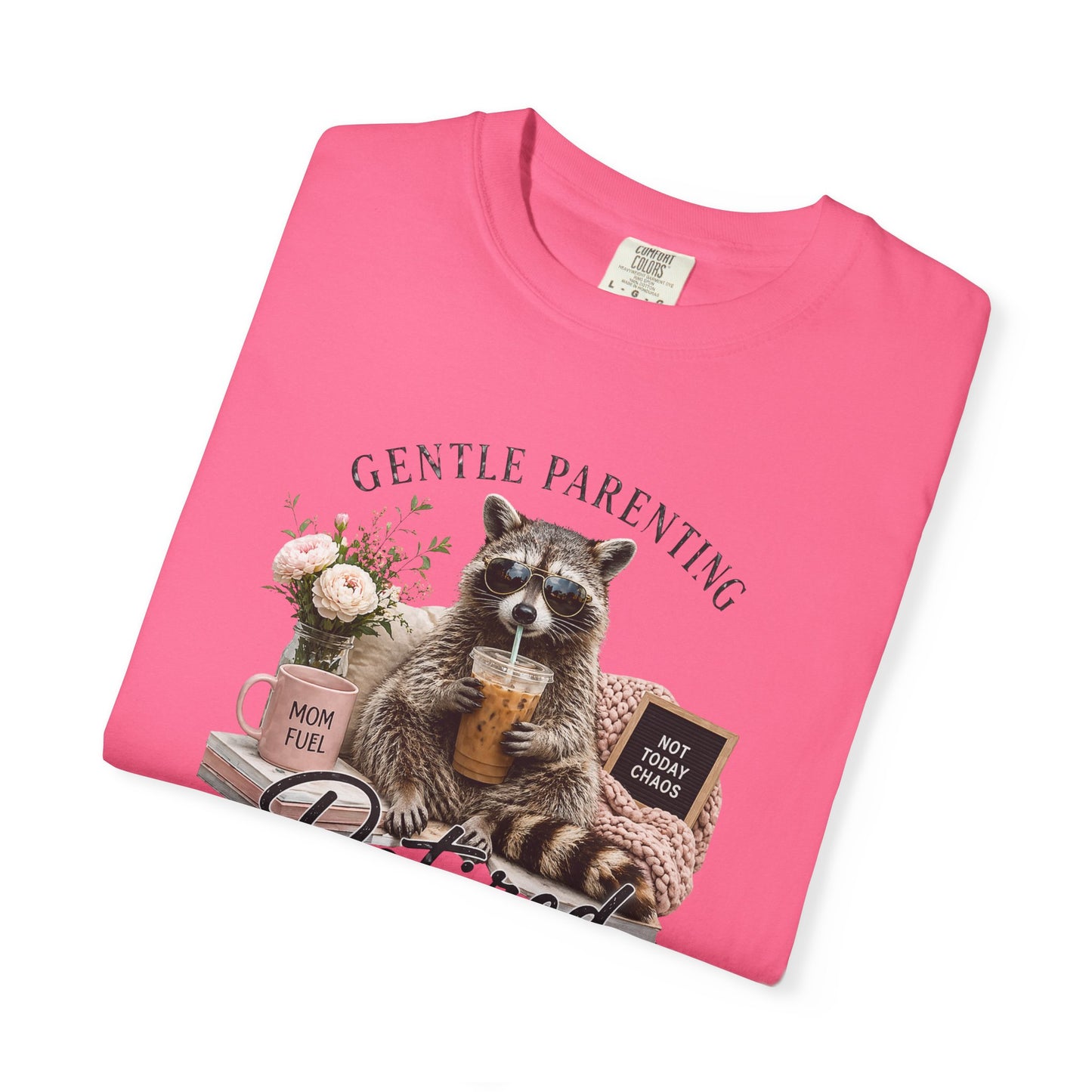 Retired Gentle Parenting Raccoon T-Shirt