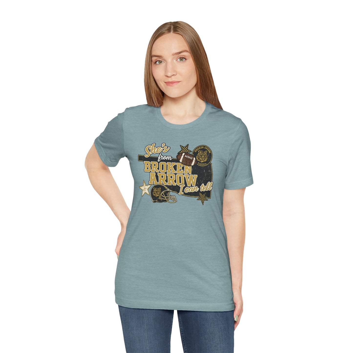 Broken Arrow Oklahoma Retro Graphic Tee — "Stars From Broken Arrow" Vintage Style T‑Shirt