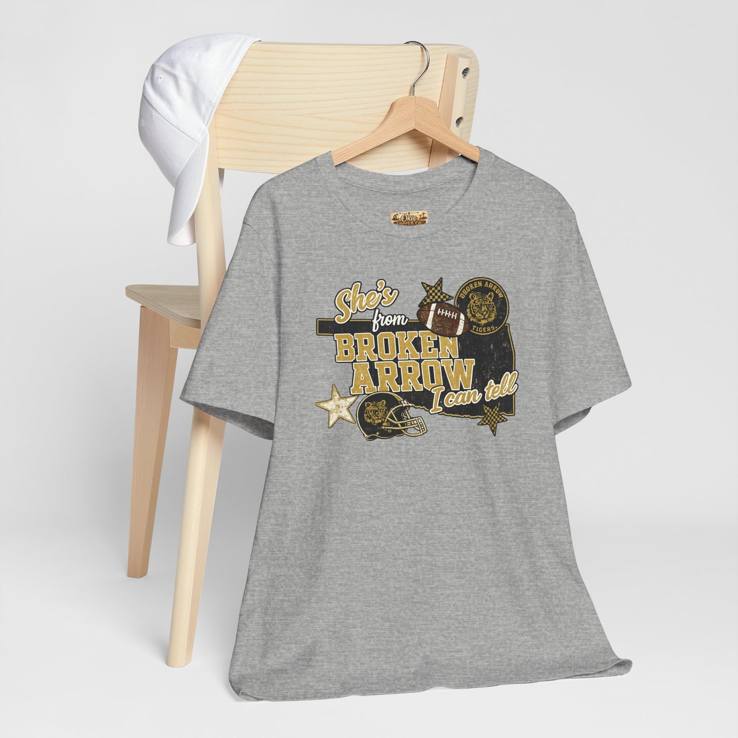 Broken Arrow Oklahoma Retro Graphic Tee — "Stars From Broken Arrow" Vintage Style T‑Shirt