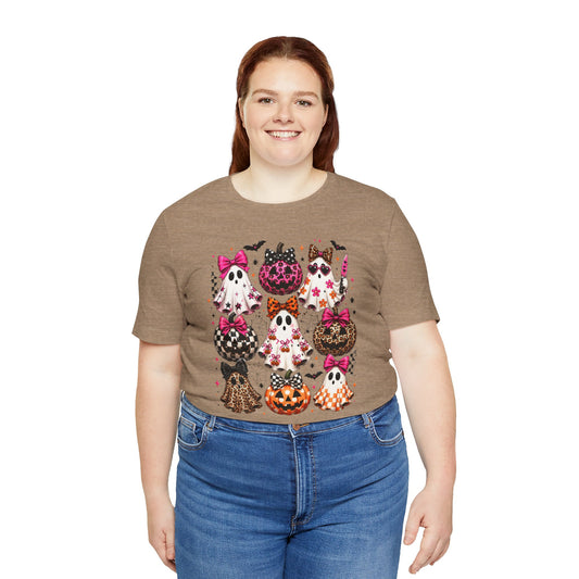 Halloween Kitty Pumpkins Tee