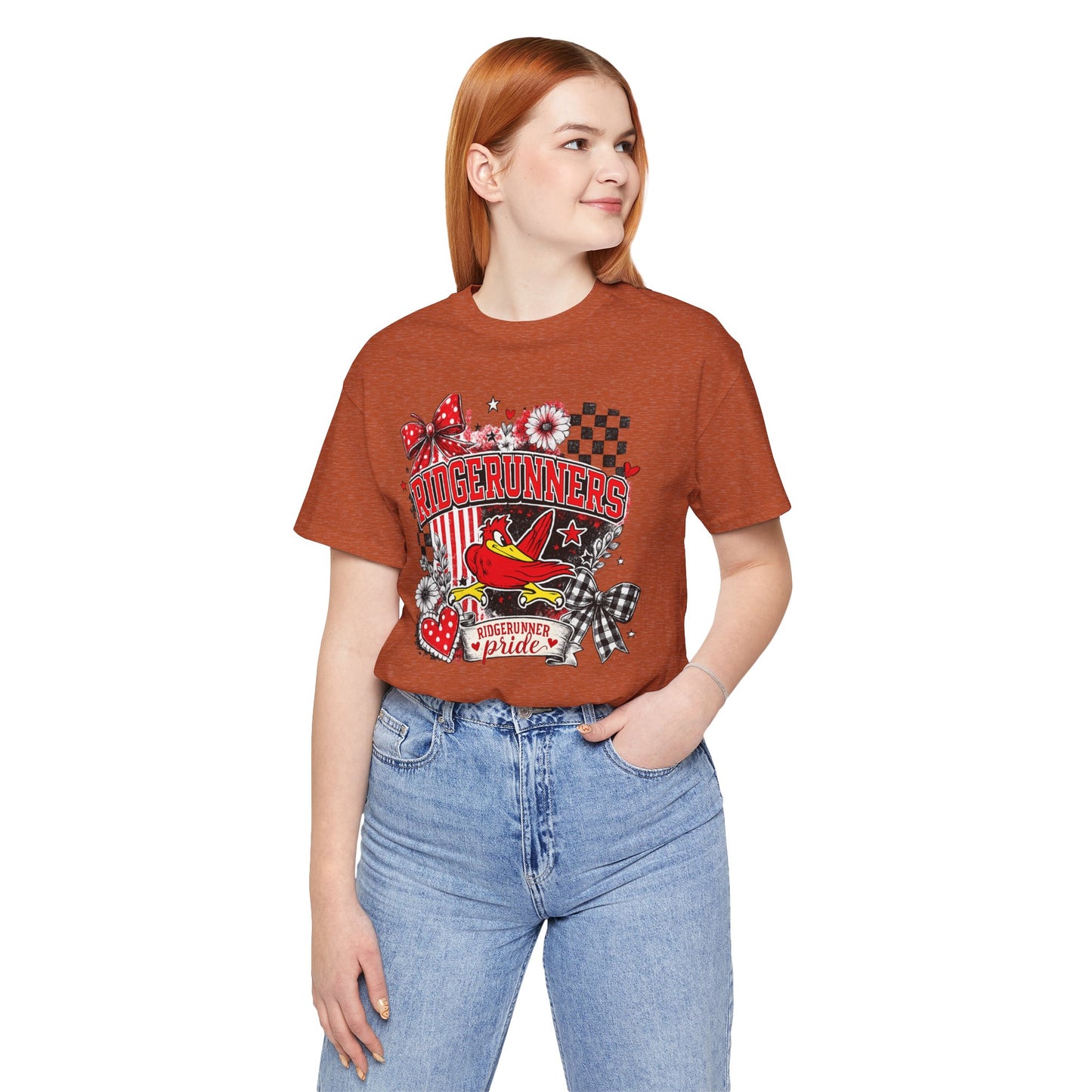 Ridgerunners Pride T-Shirt — School Mascot Red & Black Graphic Tee