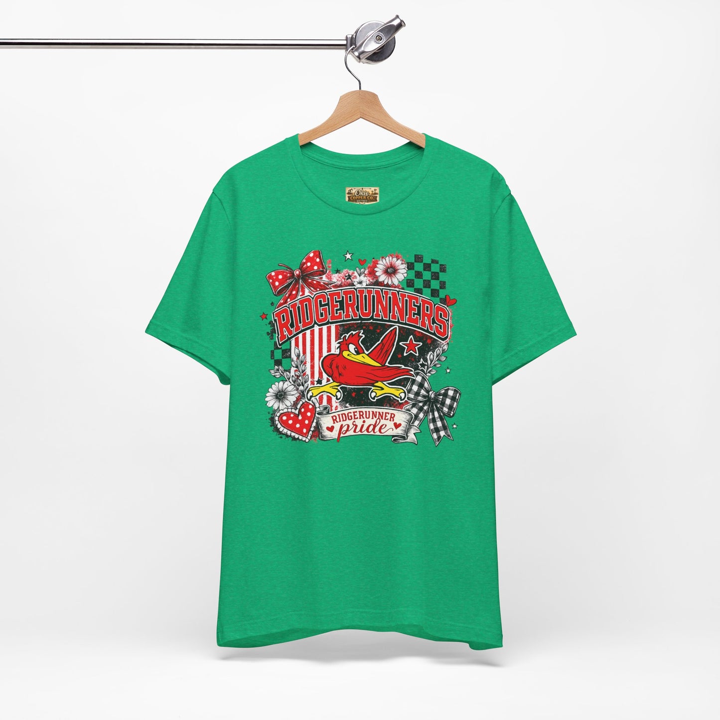 Ridgerunners Pride T-Shirt — School Mascot Red & Black Graphic Tee