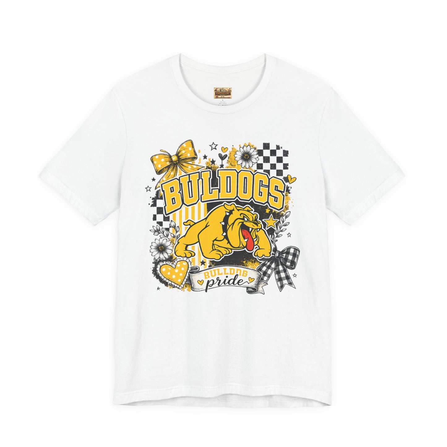 Bulldogs Pride T-Shirt – Yellow Mascot Graphic Tee