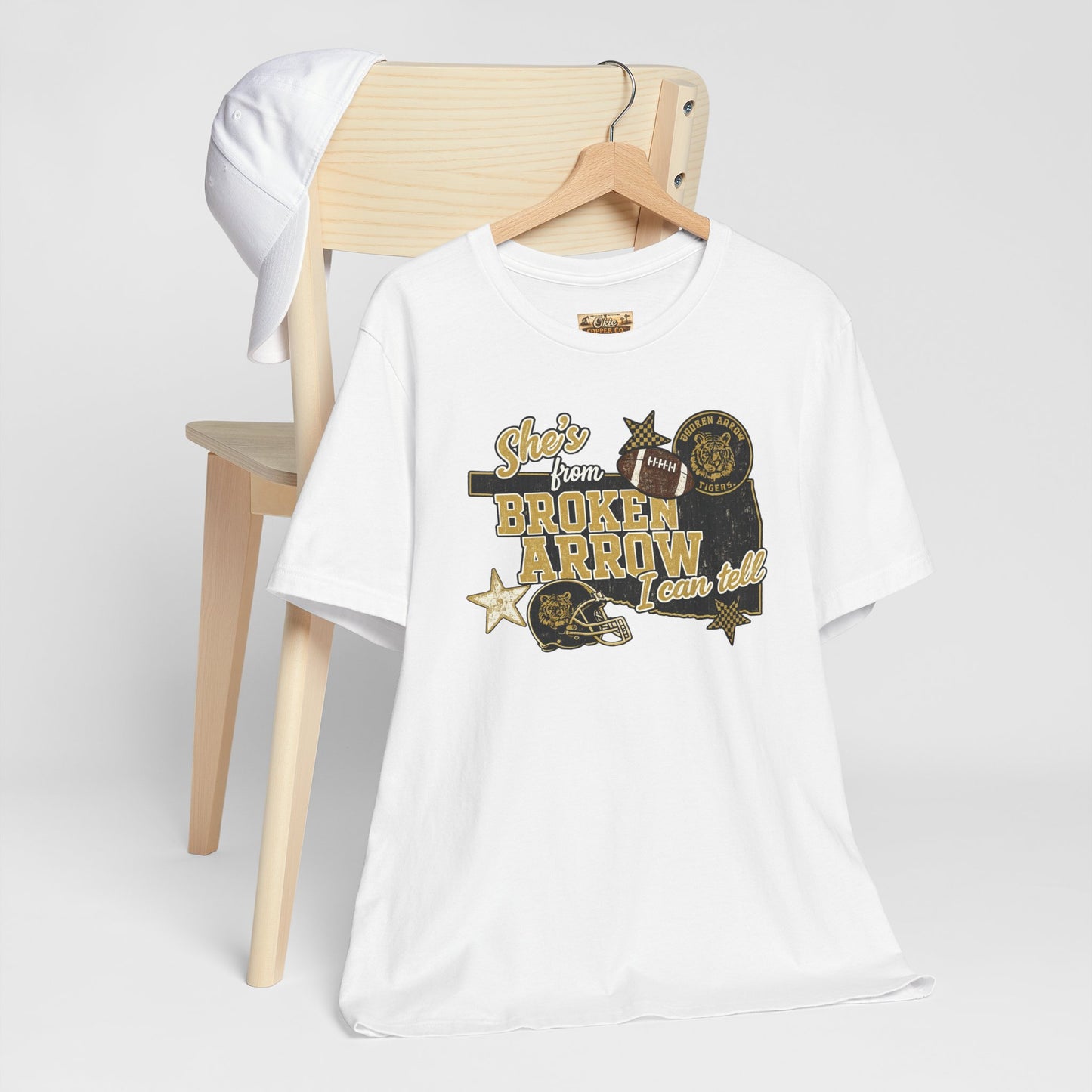 Broken Arrow Oklahoma Retro Graphic Tee — "Stars From Broken Arrow" Vintage Style T‑Shirt