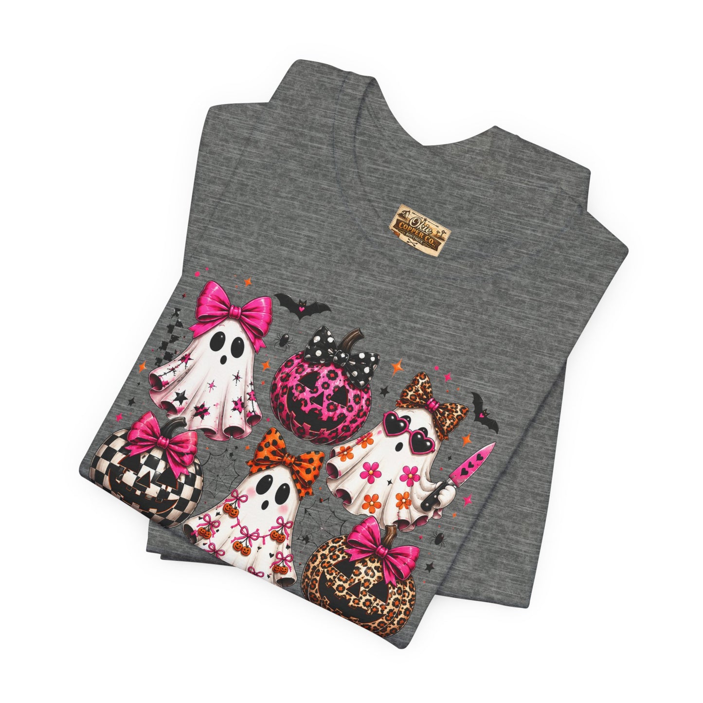 Halloween Kitty Pumpkins Tee