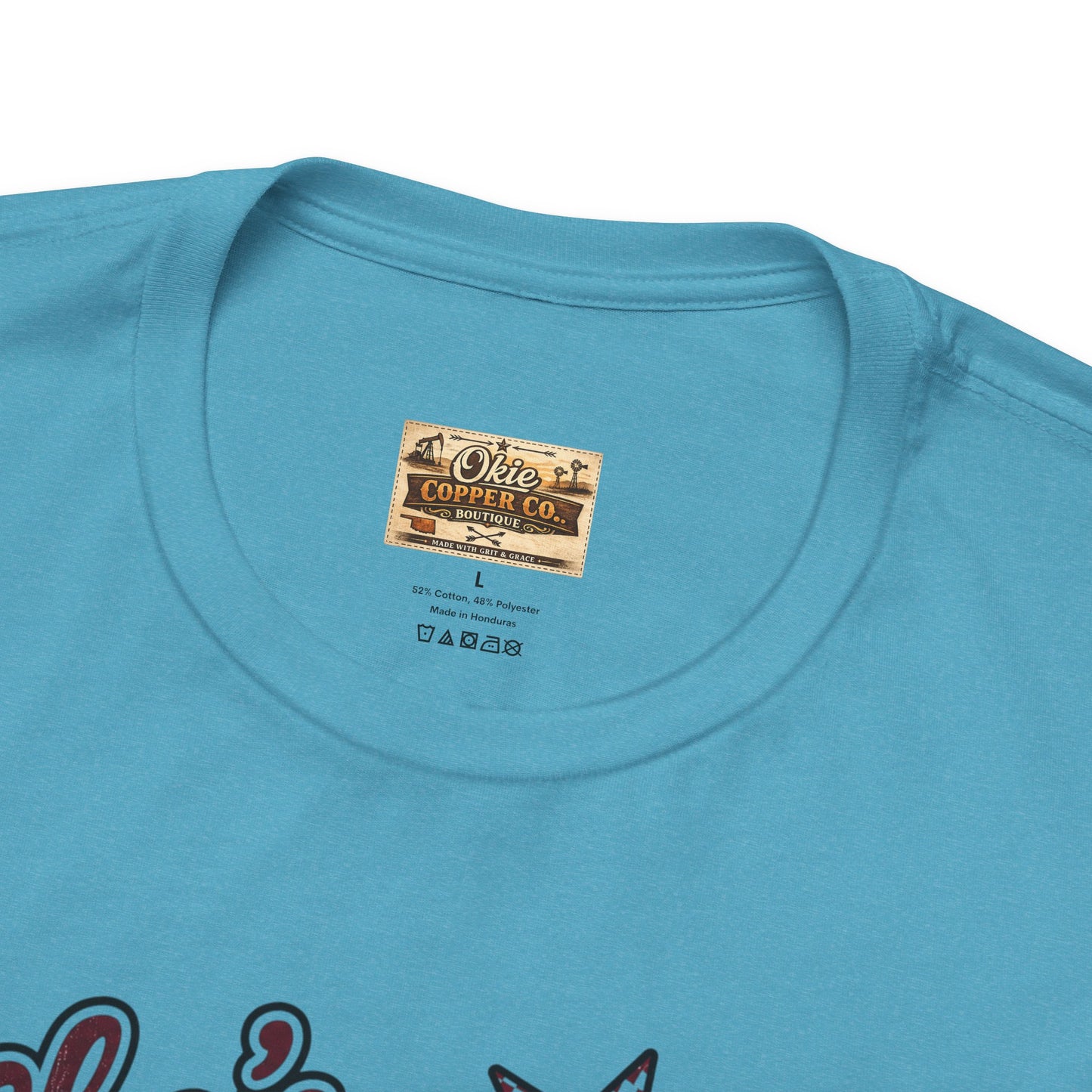 She's from Jenks Tee — Vintage High School Football Graphic T-Shirt