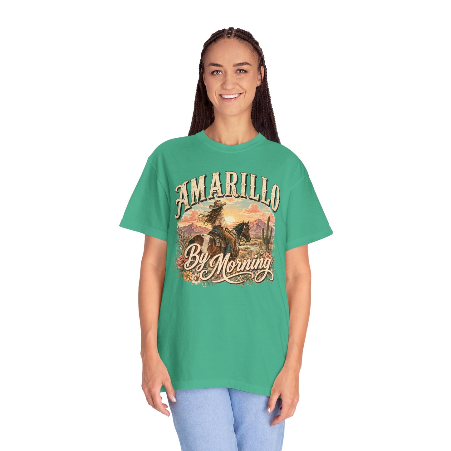 Amarillo By Morning Cowboy T-Shirt — Western Rodeo Graphic Tee