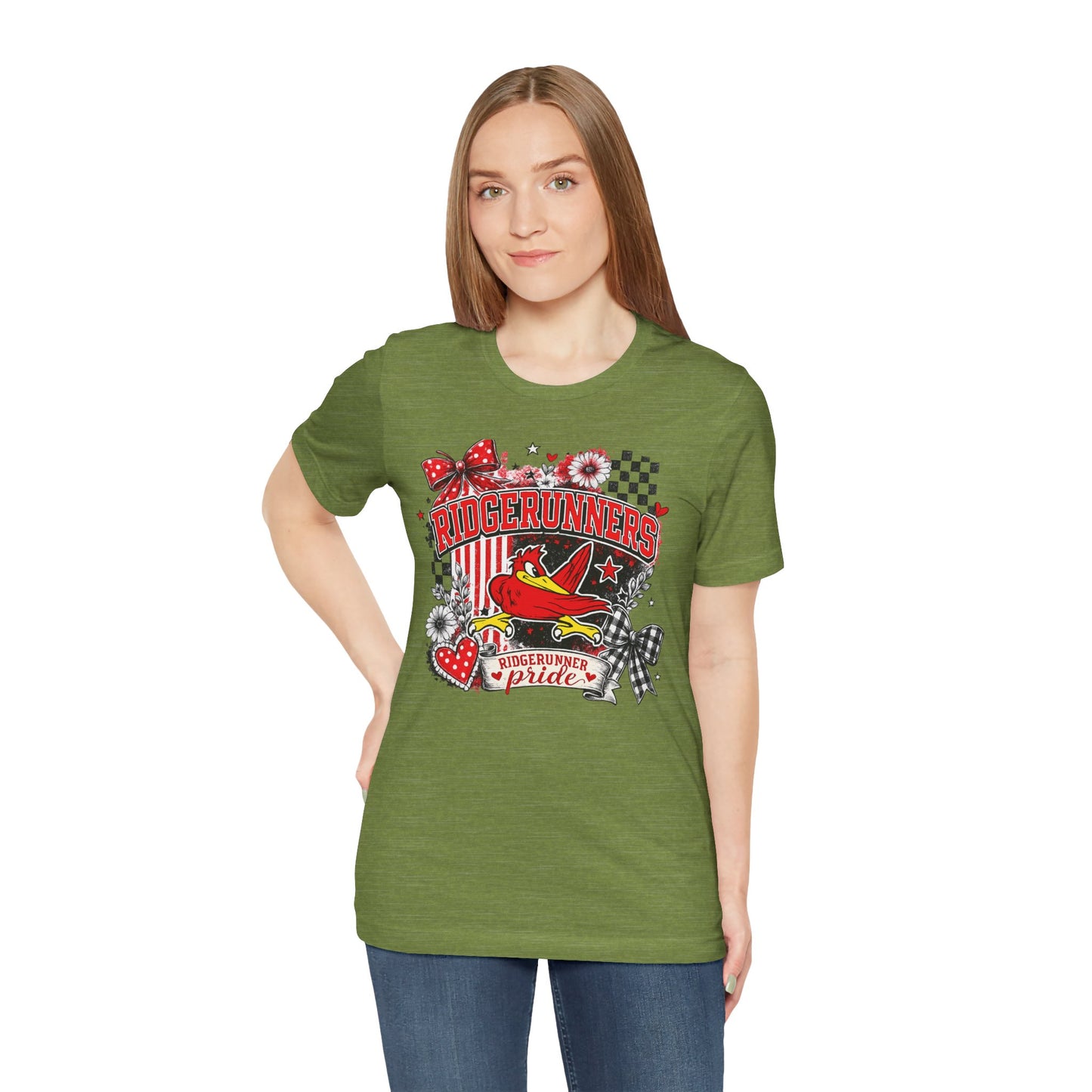 Ridgerunners Pride T-Shirt — School Mascot Red & Black Graphic Tee