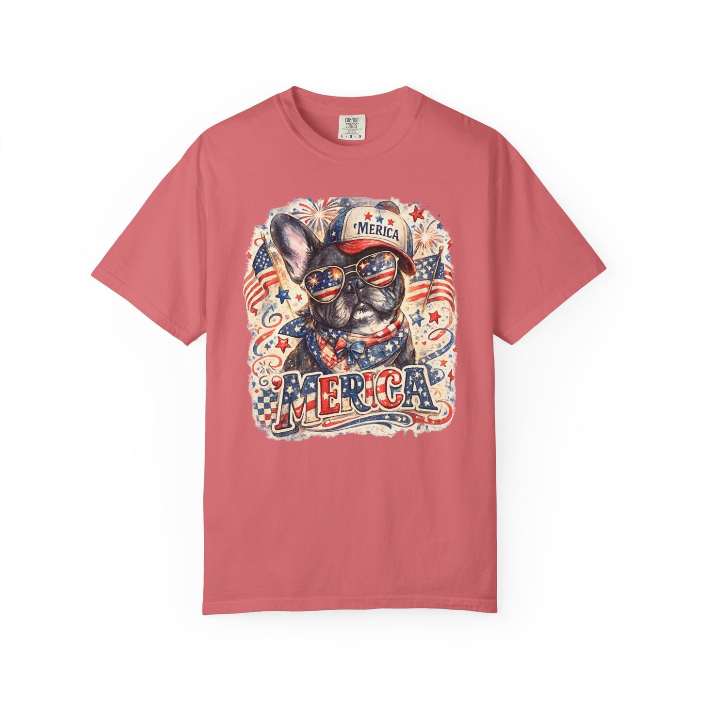 'Merica Patriotic French Bulldog T-Shirt