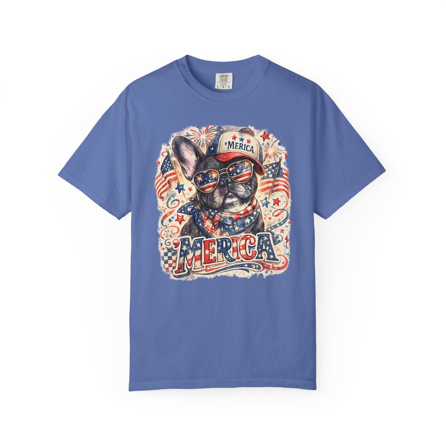 'Merica Patriotic French Bulldog T-Shirt