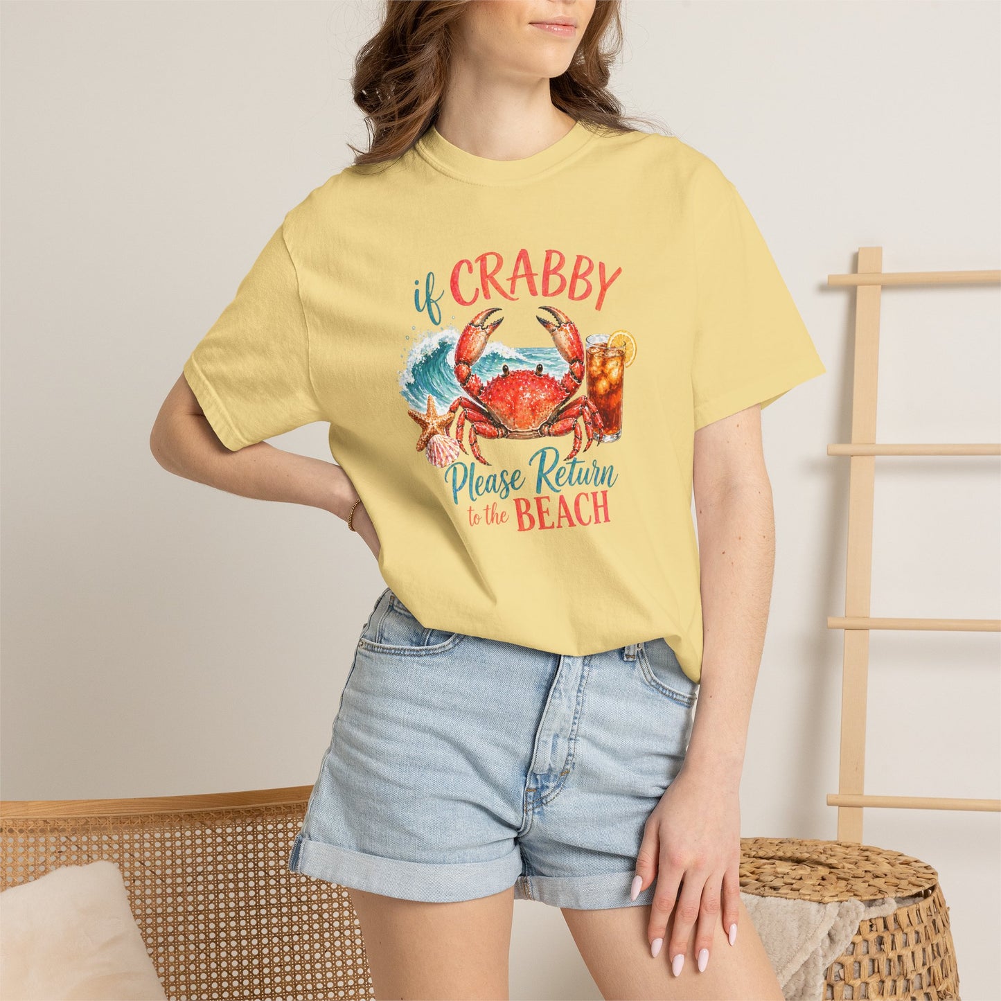 If Crabby Please Return to the Beach T-Shirt