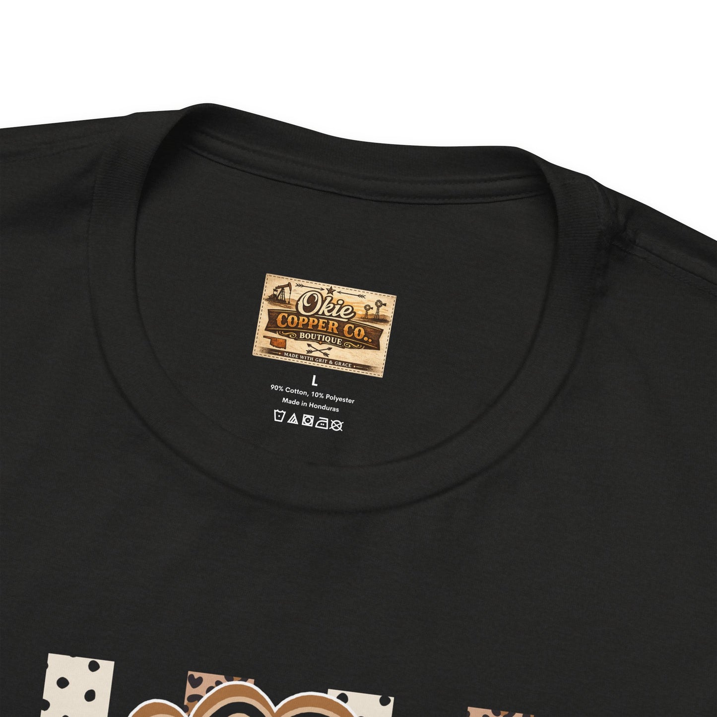Teacher Monogram Tee — Number 1 Checkered Design