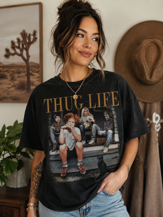 Pre-Order Retro Halloween Crew Graphic Tee | Spooky Trick-or-Treat Vibes Shirt