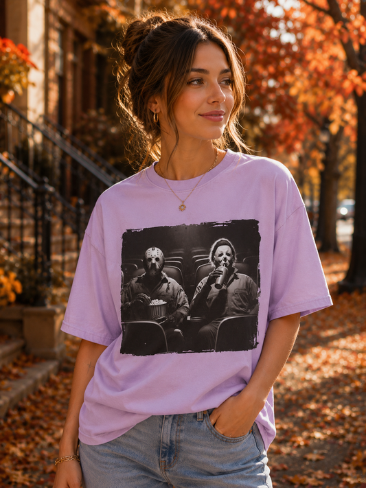 Pre-Order Vintage Horror Movie Night Graphic Te