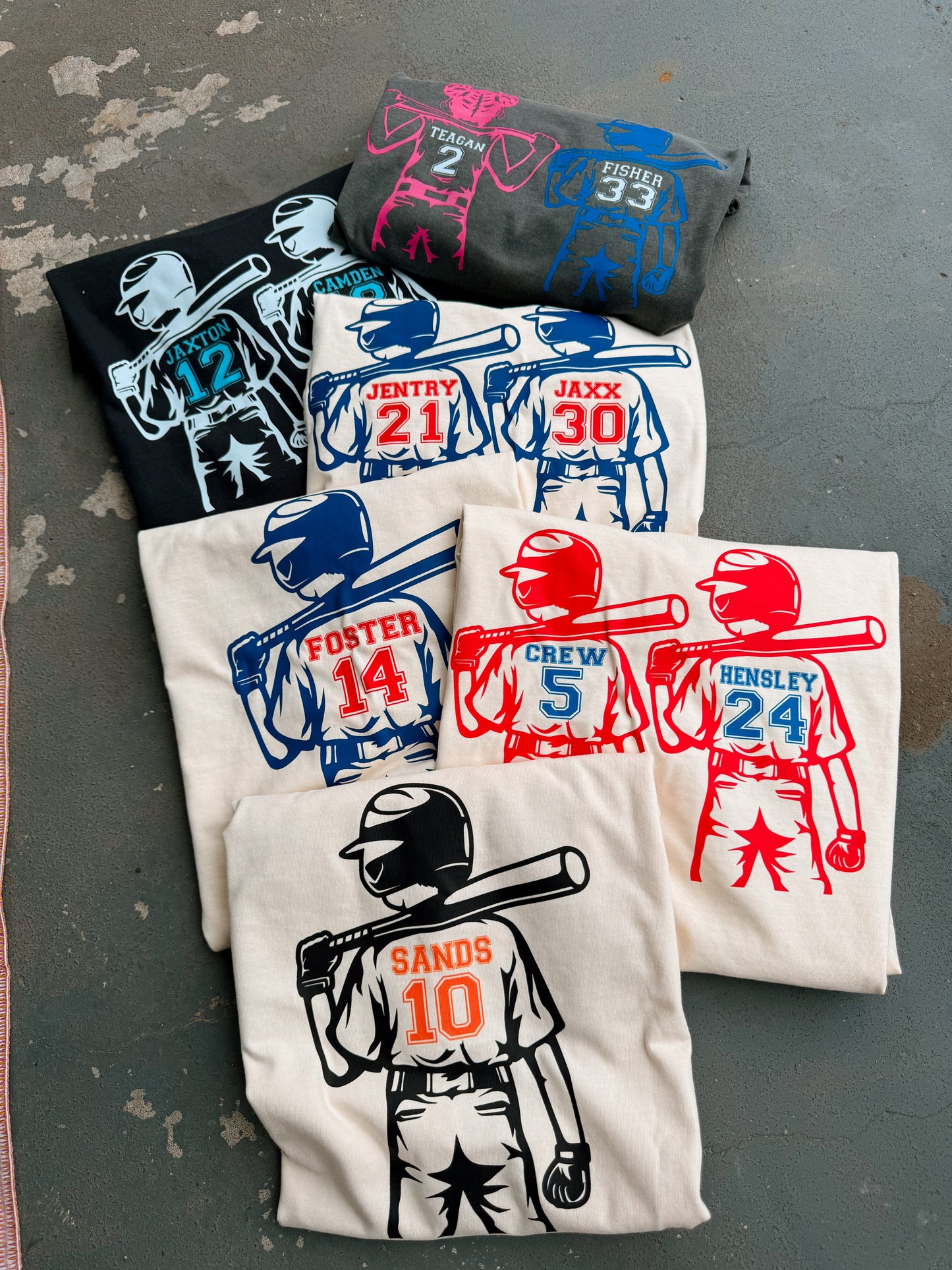CUSTOM Baseball + Back