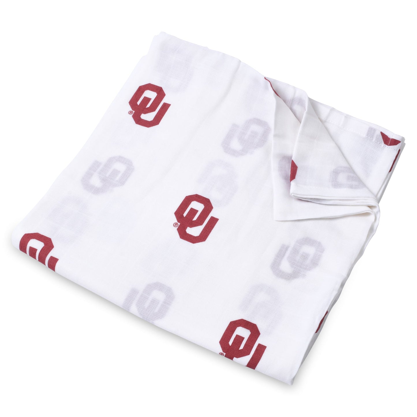 University of Oklahoma Muslin Swaddle Blanket - OU Sooners Baby Swaddle