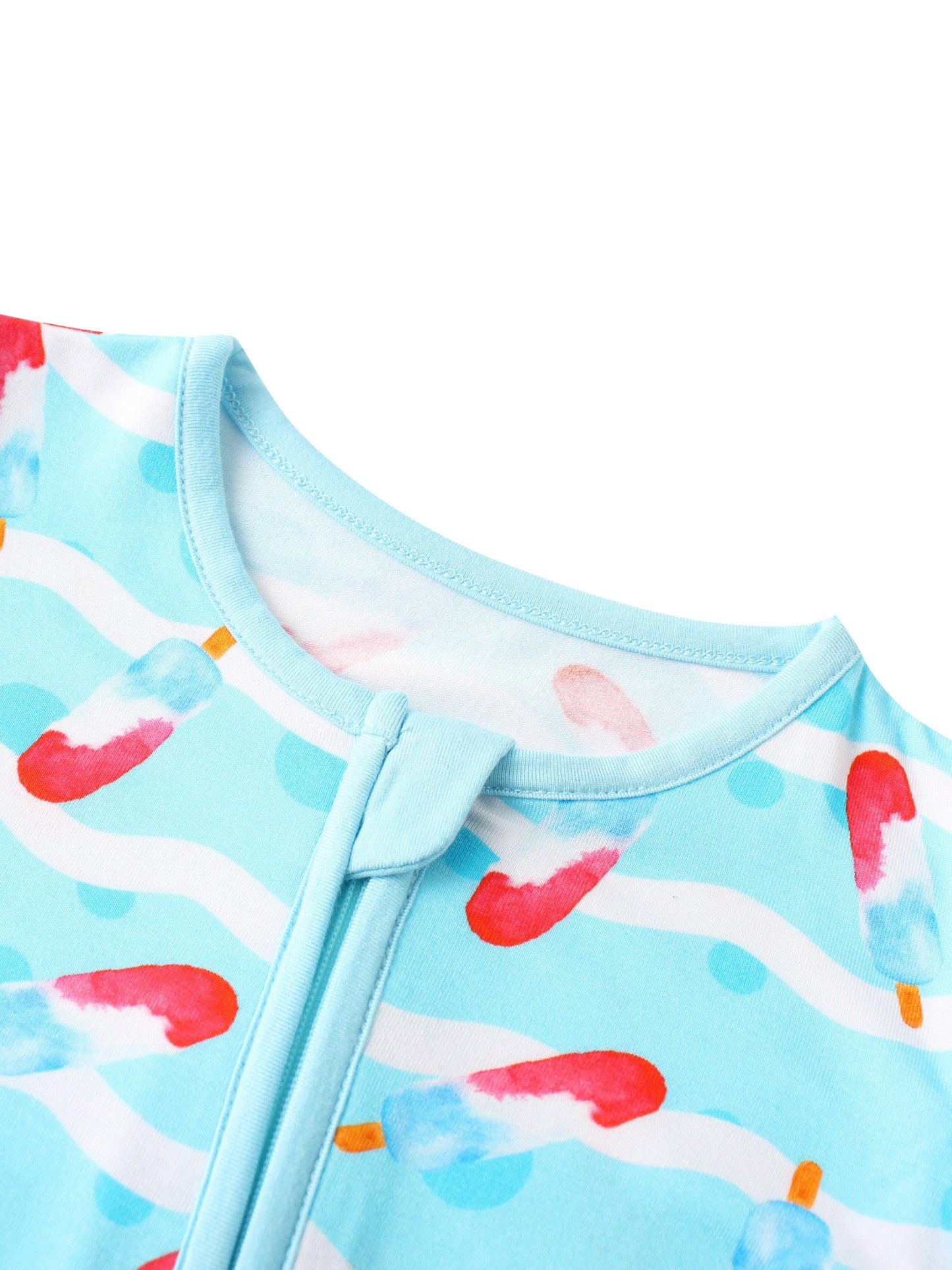 Ice Cream Bamboo Baby Convertible Zippy Romper