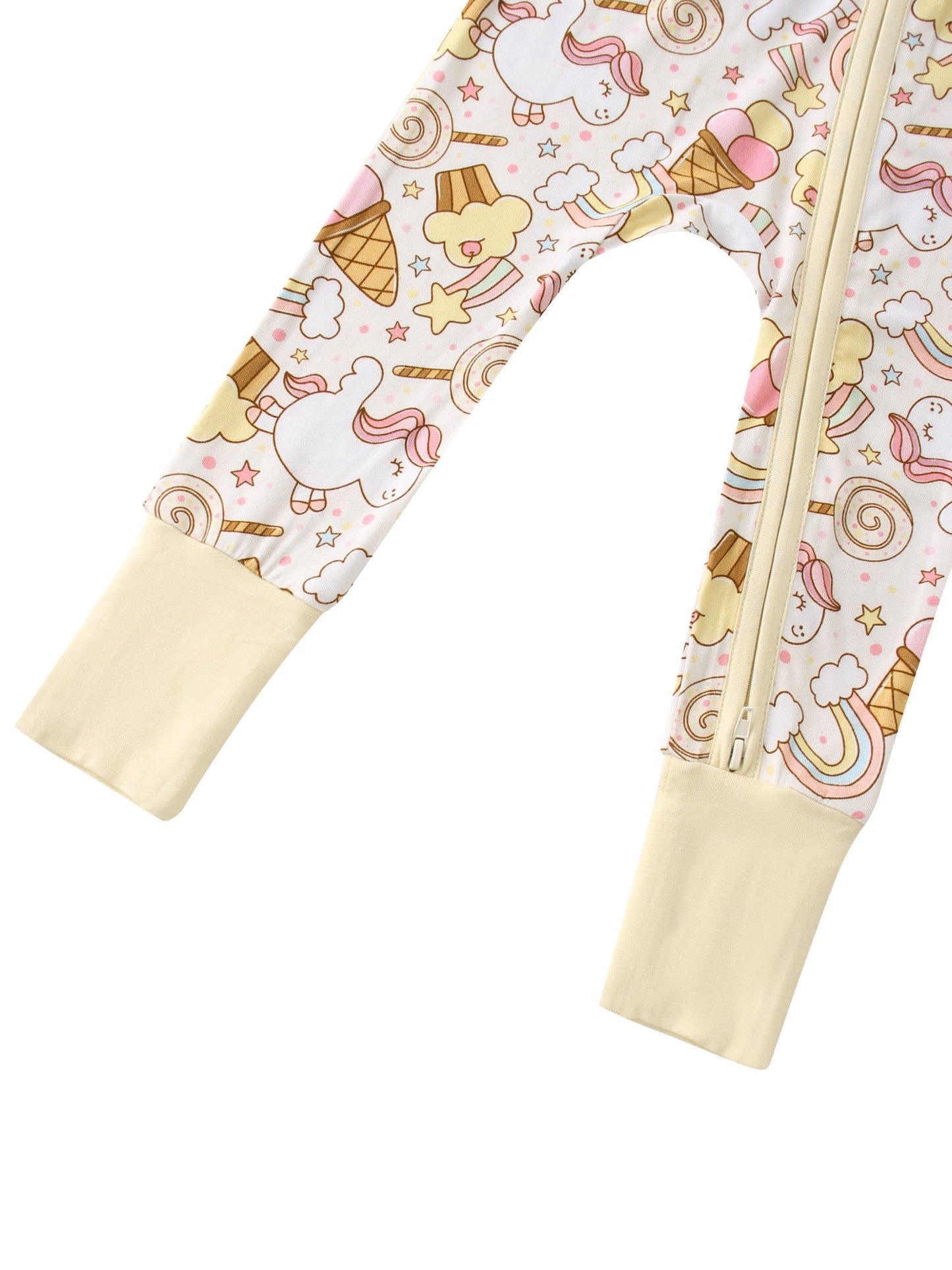 Sweet Treats Bamboo Baby Convertible Zippy Romper