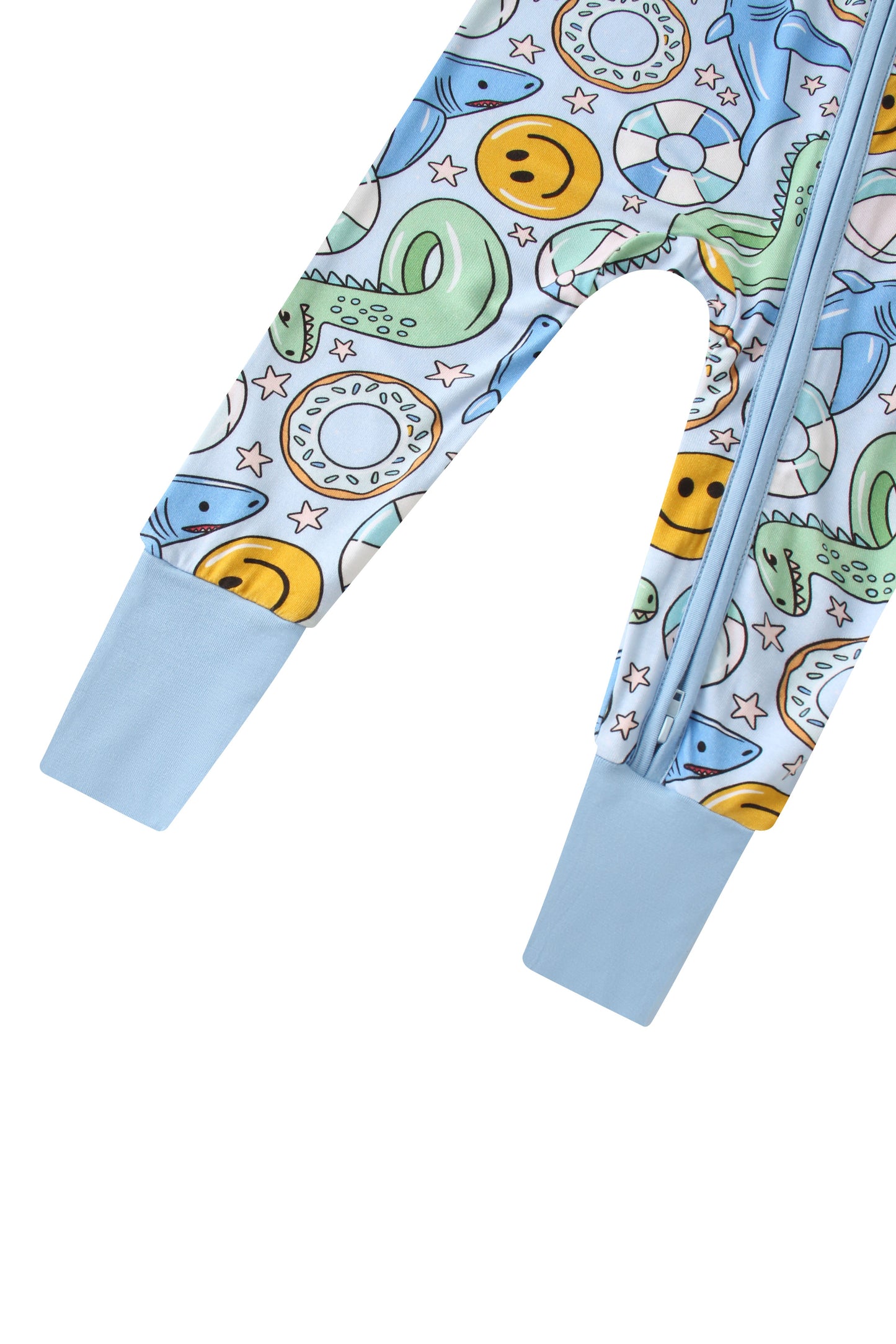 Summer Bamboo Baby Convertible Zippy Romper