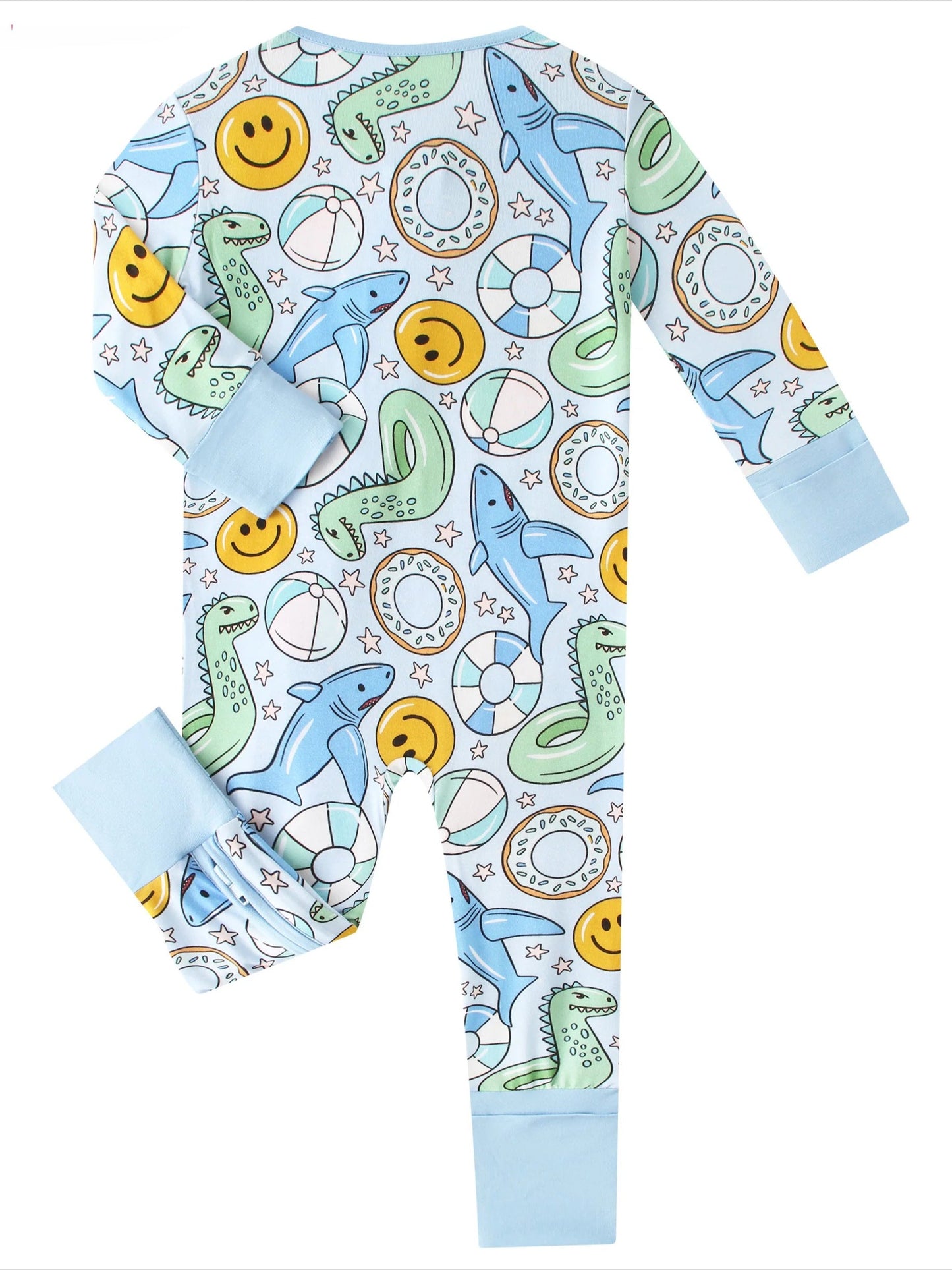 Summer Bamboo Baby Convertible Zippy Romper
